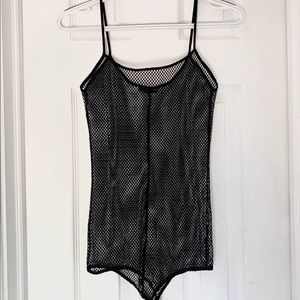 NYC Thrifted Mesh Body Suit